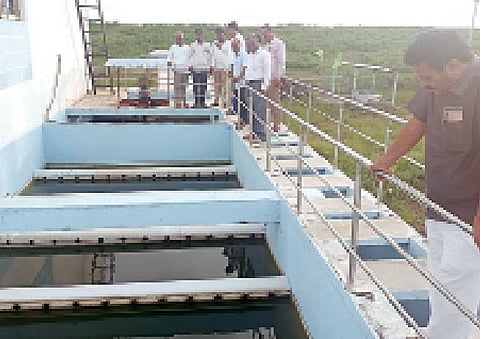 राहुरी : टाकळीमिया पाणी योजनेचे छायाचित्र.