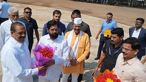 नंदुरबारमध्ये मुख्यमंत्री एकनाथ शिंदे यांचे आगमन,www.pudhari.news