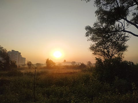 तळेगाव स्टेशन : परतीच्या पावसाने घेतला निरोप