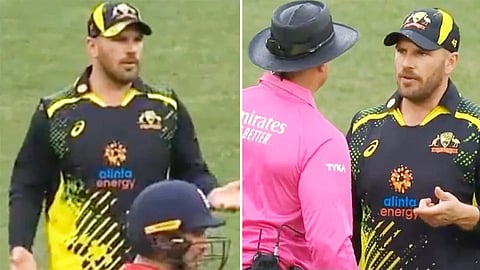 Aaron Finch : ॲरॉन फिंचकडून पंचांना शिवीगाळ, टी 20 वर्ल्ड कपमधून बाहेर होण्याचा धोका!