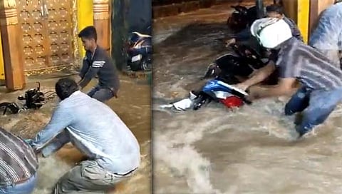 Bengaluru rains | IT शहर बंगळूरमध्ये मुसळधारेने हाहाकार, रस्ते पाण्याखाली, अनेक वाहने वाहून गेली (पहा व्हिडिओ)