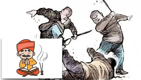 मध्यप्रदेशमध्ये पुजाऱ्यास बेदम मारहाण; पूजेनंतर इच्छापुर्ती न झाल्याने बदडले