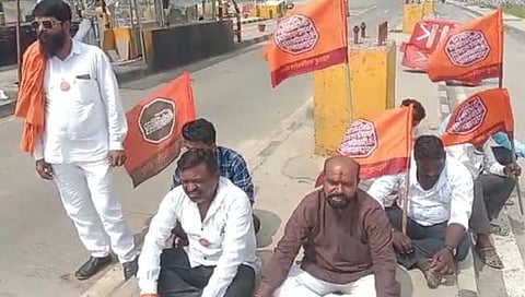 वाशिम : टोल प्लाझावर मनसेचे टोल बंद आंदोलन, ३ तास टोल वसुली बंद