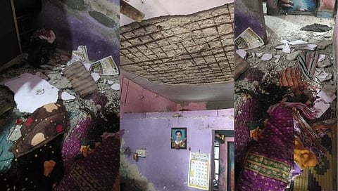 ठाणे : खदानीतील स्फोटाच्या हादऱ्याने घराचा स्लॅब कोसळला, महिलेचा मृत्यू; मुलीचा डोळा निकामी
