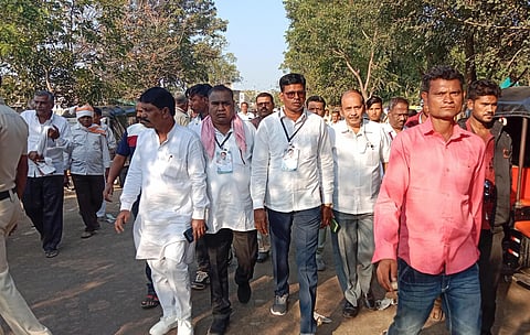 नाशिक : भारत जोडो यात्रेत सहभागी झालेले नाशिककर.