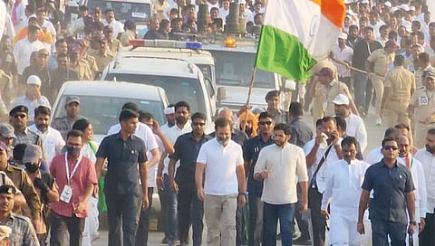 हिंगोली : भारत जोडो यात्रेत ‘पन्नास खोके, एकदम ओक्के’चे नारे; आदित्य ठाकरेंचा सहभाग