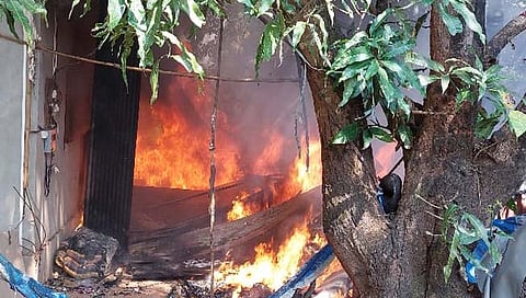 रत्नागिरी : शृंगारतळी येथील गादी कारखान्याला आग