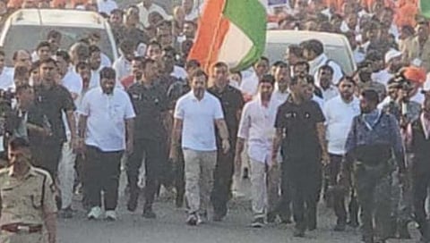 पंतप्रधान मोदींच्या धोरणाविरोधात यात्रा; हिंगोलीत राहुल गांधींचा घणाघात