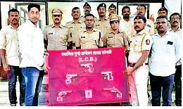 सांगली, डफळापुरात 5 पिस्तूल जप्त; दोघांना अटक