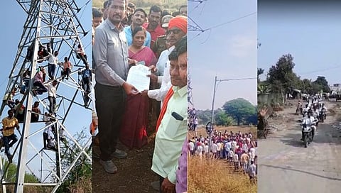 हिंगोली : सुरळीत वीजपुरवठ्यासाठी संतप्त शाळकरी मुलांचे आंदोलन