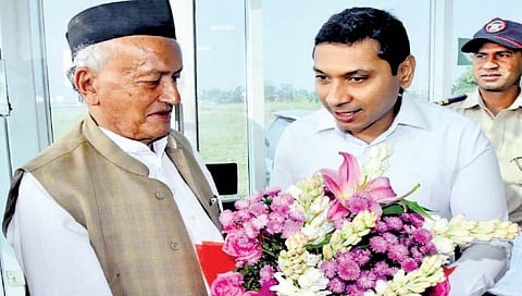 राज्यपाल कोश्यारी यांचे स्वागत