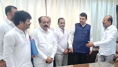 सांगली : राजेवाडी तलावात जीये कटापूर किंवा उरमोडी प्रकल्पाचे पाणी सोडावे; उपमुख्यमंत्र्यांकडे मागणी