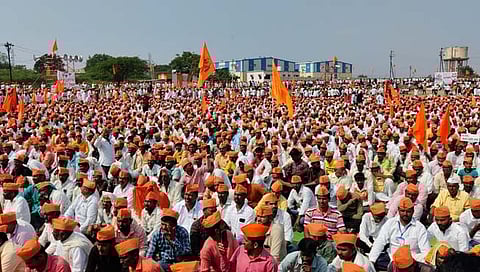 उस्मानाबाद : एकच मिशन ओबीसी प्रवर्गातून मराठा आरक्षण; परंडा येथे मराठा महामोर्चा