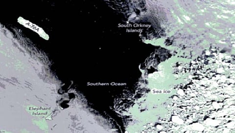 जगातील सर्वात मोठा हिमनग वितळण्याचा धोका