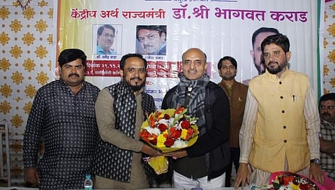 Bhagwat Karad : मोफत खैरात वाटणाऱ्या पक्षाला अद्दल घडवा : केंद्रीय मंत्री भागवत कराड
