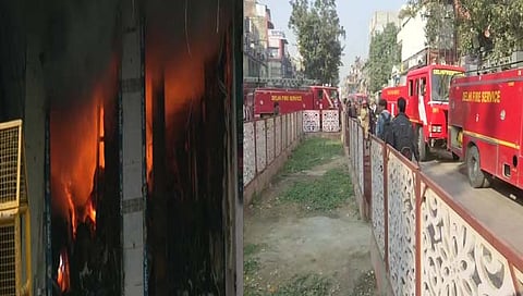 दिल्लीच्या चांदणी चौकात आग