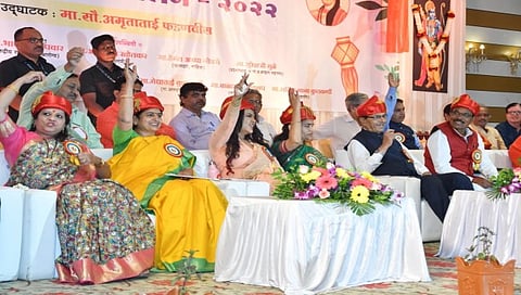 Amruta Fadnavis : आपण एकत्र आहोत, हीच महाशक्ती