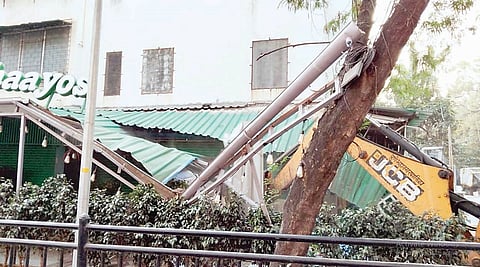 कल्याणीनगर-लोहगाव येथील अनधिकृत हॉटेलवर कारवाई