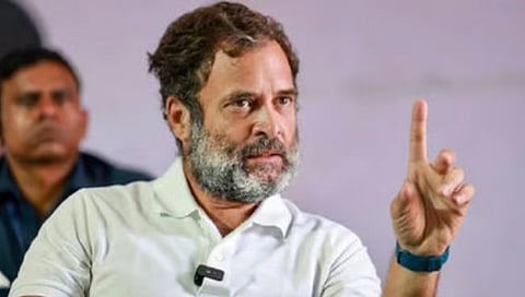 Rahul Gandhi | खासदारकी रद्द झाल्यानंतर राहुल गांधींची दोन वाक्यांत प्रतिक्रिया, म्हणाले, ‘भारताच्या आवाजासाठी लढतोय’