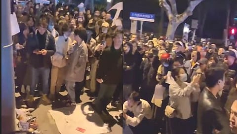 उरुमकी आग दुर्घटनेनंतर चीनमध्ये संतापाची लाट; शी जिनपिंग यांच्या हकालपट्टीची मागणी (व्हिडीओ)