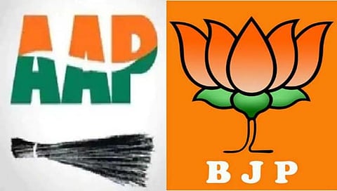 ‘आप’ हिंदूविरोधी पक्ष; दिल्लीत भाजपचा पोस्टरमधून निशाणा