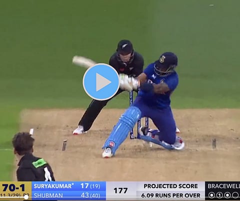 IND vs NZ 2nd ODI : जबरदस्त … सूर्यकुमार यादवचा अफलातून षटकार पाहिला का? (व्हिडीओ)