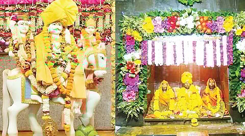 नेवासा : येळकोट येळकोट; नेवासा दुमदुमले ; खंडोबा-म्हाळसादेवी दर्शनास गर्दी