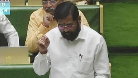 Chief Minister Eknath Shinde in Assembly