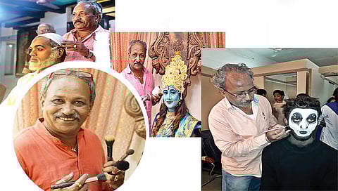 चेहर्याला जिवंत करणारे रंगभूषाकार नाना