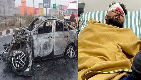 Rishabh Pant Car Accident | डुलकी लागली अन् कार रेलिंगला धडकली, ऋषभ पंतच्या अपघाताचे सीसीटीव्ही फुटेज आले समोर