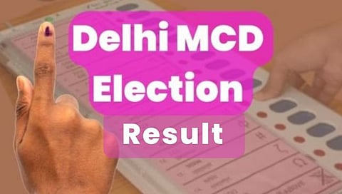 Delhi MCD Election Results Live: आपने बहुमताचा आकडा गाठला;आप १०६ तर भाजपला ८४ जागा