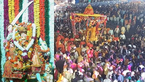 चंपाषष्ठी : अश्व ओढतो बारागाडे, चालत्या गाड्यांवर मल्ल करतात कसरती; पाहा कुठे