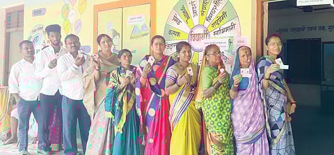 कडूस : गारगोटवाडीसाठी 93 टक्के मतदान