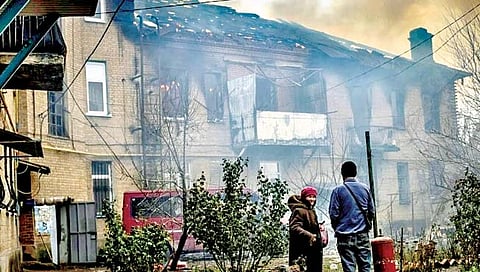 रशियाकडून बाखमुत शहर बेचिराख