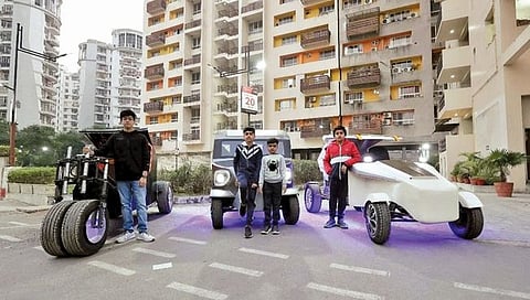 मुलांनी बनवली प्रदूषण शोषणारी जगातील पहिली कार