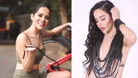 Urfi Javed video : कल्पनाच करवत नाही; तुटलेल्या सायकलच्या चेन्स गुंडाळल्या शरीराला