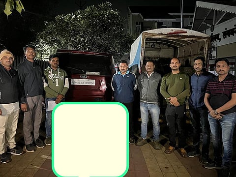 संगमनेरात पोलिसांनी पकडले 2 लाखांचे 1 हजार किलो गोमांस