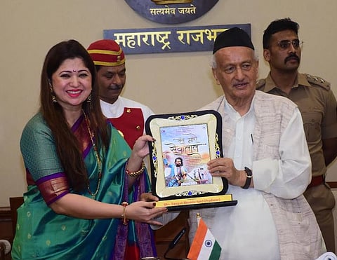 राज्यपाल भगत सिंह कोश्यारी -दीपाली भोसले