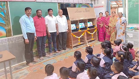 कोल्हापूर : नाव प्रसिद्ध न करण्याच्या अटीवर गुडाळवाडीतील शाळेला तरुणाची रशियातून मदत