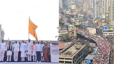 मुंबईत महाविकास आघाडीच्या महामोर्चामुळे विविध ठिकाणी वाहतूक मार्गात बदल