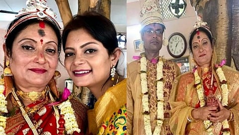 Mother Remarried : लेकीने लावले ५० व्या वर्षी आईचे दुसरे लग्न; मुलीवर कौतुकाचा वर्षाव