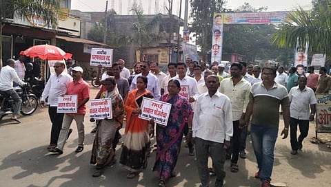 भाजपचा नगरपालिकेवर मोर्चा