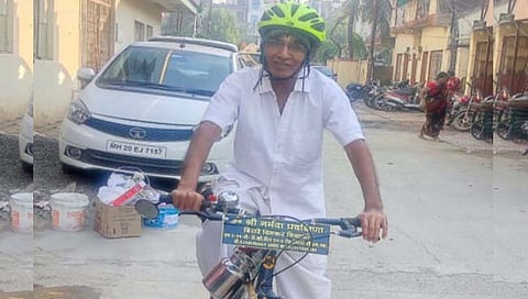 ज्येष्ठ नागरिक सायकल भ्रमंतीवर! औरंगाबाद ते ओमकारेश्वर साडेतीन हजार किमीची करणार नर्मदा परिक्रमा