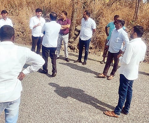 नगर : रस्त्याचे निकृष्ट काम पाडले बंद