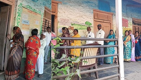 सांगली : कडेगाव तालुक्यात ग्रामपंचायत निवडणुकीत चुरशीने मतदान