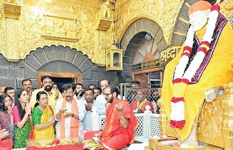 शिर्डी : भाजपचा खुलासा मराठी माणसाच्या जखमेवर मीठ चोळणारा : खा. राऊत