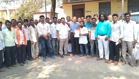 वर्धा-नांदेड रेल्वे प्रकल्पग्रस्तांचा ‘उपविभागीय’ कार्यालयावर मोर्चा