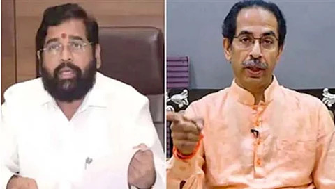एकनाथ शिंदे-उद्धव ठाकरे