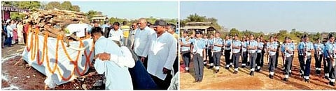 बेळगाव : शहीद हणमंत सारथी यांना साश्रुपूर्ण निरोप