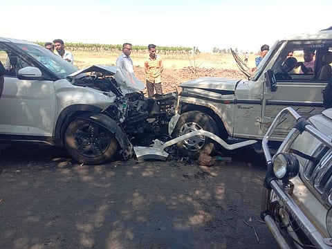 जत : मुचंडीजवळ जीप-कारच्या धडकेत सात जखमी